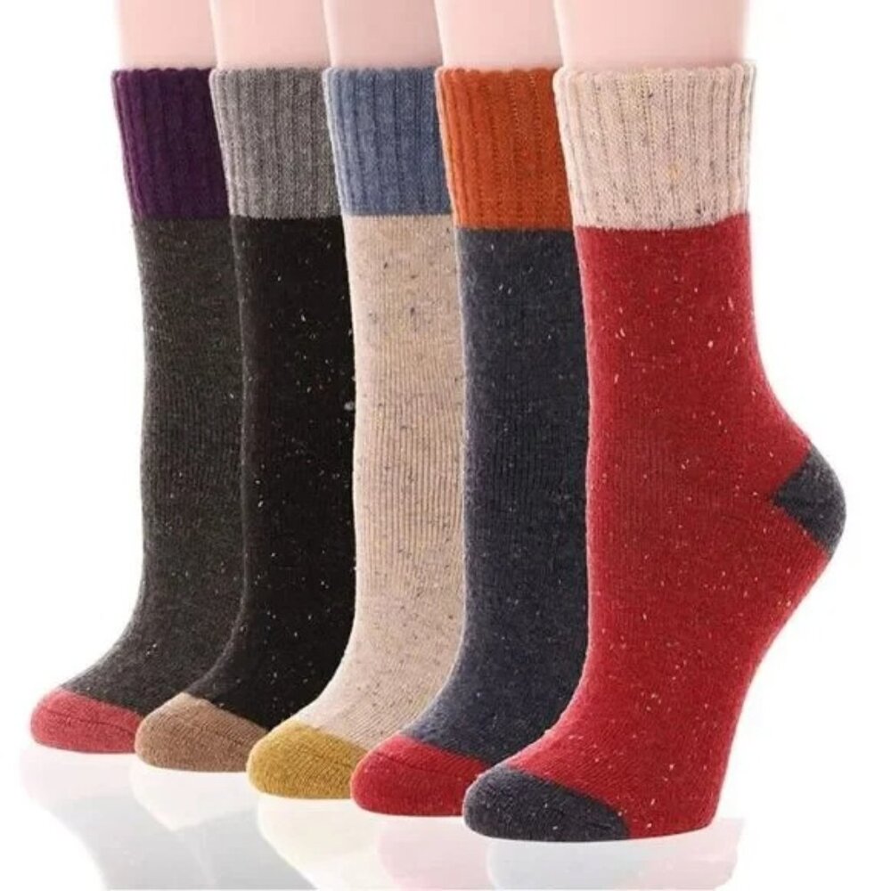 Warm wool winter socks